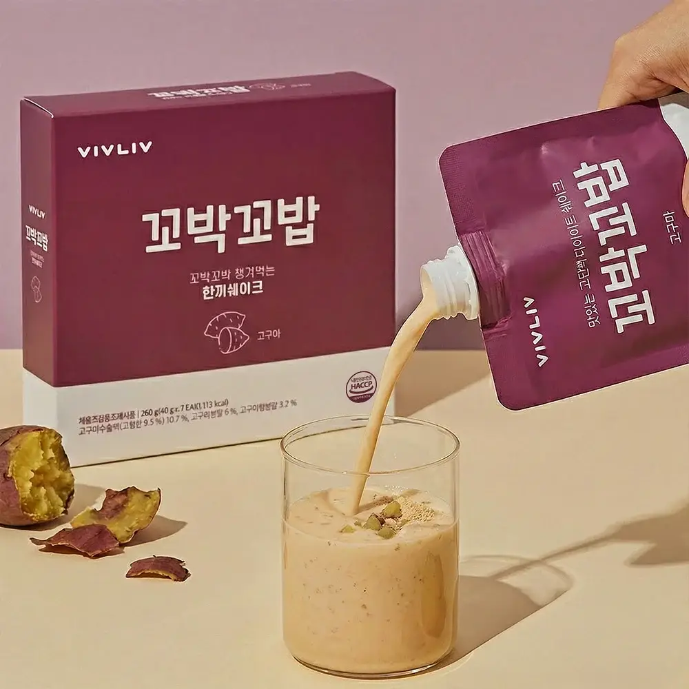 [심으뜸PICK] 비브리브 꼬박꼬밥 고구마맛 40g 7개입